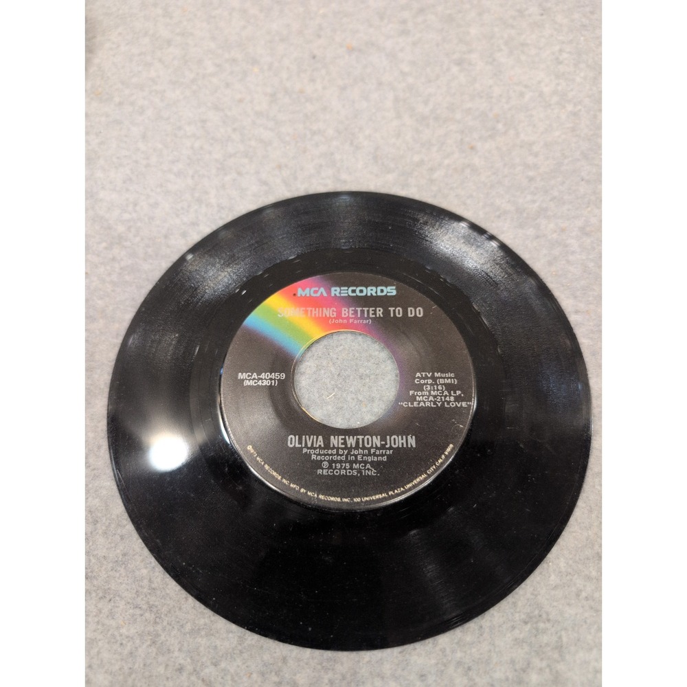 Olivia Newton-John Something Better To Do He's My Rock 45 RPM MCA-40459 - Picture 2 of 3